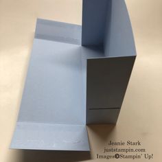 an open blue box sitting on top of a table