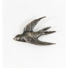 Cliff Swallow Shaped Brooch Flying Bird Pin Ornithology Jewelry Stamped Metal Construction. Non Magnetic. Metal Tests For Sterling, Uncertain If Solid Or Plate. Stamped "Mission San Juan Capistrano" On Back. San Juan Capistrano In Southern California Is Home To A Historic Mission Site Great Gift For Ornithology Buffs Or Birdwatchers. Preowned Condition Ships From A Smoke Free Pet Friendly Home Cliff Swallow, Mission San Juan Capistrano, Stamped Metal, San Juan Capistrano, Bird Pins, Flying Bird, Animal Crackers, Sterling Silver Brooch, Birds Flying