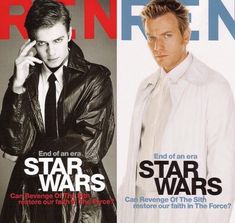 two covers of men's magazines, one with a man in a trench coat