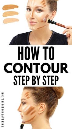 Contouring is a technique that can help enhance your natural features and give you a more sculpted appearance. This guide will show you how to contour for your face shape so that you can look your best. Plus, find out specific tips for contouring different features like the nose and cheekbones.  ... more Contour Step By Step, Thinner Face, Step By Step Contouring, Contour And Highlight