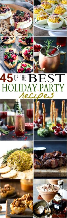 the best holiday party recipes and desserts