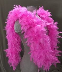 The shipping price for the first boa is as shown. The shipping price for any additional boa will be $1 per boa if bought at the same time Hot Pink~ Bubble Gum ~Flamingo 🦩 Color  115 Gram Ultra Chandelle Feather  Boa Heavy Weight 115 Grams Chandelle Feather Boa 2 yard very little  shedding Professional quality Fashion Feather Boa🦩 Pink Boas, Feather Boa Aesthetic, Pink Boa, Red Feather Boa, Pink Feather Boa, Flamingo Costume, Feather Boas, Flamingo Color, 40 & Fabulous