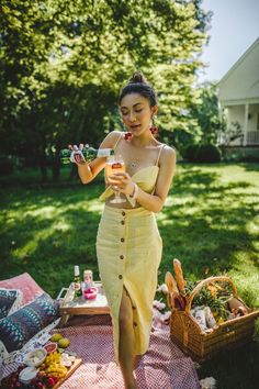 Savoring Everyday Moments with Stella Artois, Joie de Biere, Outdoor Picnic, Summer picnic, Stella Artois // Notjessfashion.com Jessica Wang, Picnic Inspiration, Stella Artois, Everyday Moments, A Picnic, Date Outfits