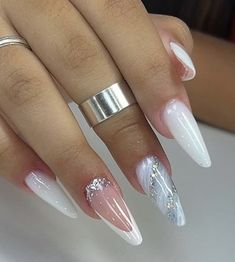 Work Nails, Classy Acrylic Nails, Bride Nails, Pink Acrylic, Pink Acrylic Nails, Oval Nails, Chic Nails, Fancy Nails, Dope Nails