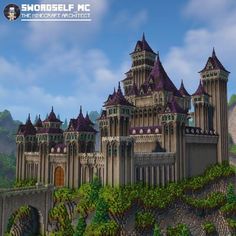 Gothic castle : r/Minecraftbuilds Minecraft Gothic Castle, Castle Blueprints, Blueprints Minecraft, Castle Minecraft, Minecraft Mansion, Minecraft House Plans, Minecraft Cottage