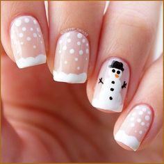 Christmas Nails Polish, Kids Nail Designs Christmas, Kid’s Christmas Nails, Kid Christmas Nails, Kids Christmas Nail Designs, Noel Nail Art, Christmas Nails Kids, Christmas Nails For Kids, Christmas Nails Snowman