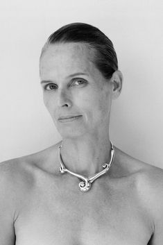 Scroll Collar | Sophie Buhai Sophie Buhai Jewelry, Contemporary Jewellery Necklace, Cocktail Earrings, Pearl Anklet, Sophie Buhai, Glass Drop Earrings, Modernist Jewelry, Statement Choker, Loop Earrings