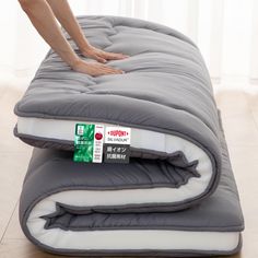 PRICES MAY VARY. Comfortable Material: Fabric: Microfiber / Filling Material: Polyester & High-Density Base Support Foam. Size: 39" wide x 80" long Color: Grey. 【Important Notice】 Please dry the floor mattress under the sun firstly, it will be recovered more quickly in the sunshine. Please kindly be noticed that we compress the futon mattress into a storage bag for transportation, so please allow at least 2-3 days to recover the thickness. 【Japanese Traditional Floor Mattress】The Shiki Futon, Ja Fifth Wheel Decorating Ideas, Japanese Mattress, Japanese Futon Mattress, Japanese Floor Mattress, Futon Bedroom, Floor Mattress, Japanese Futon, Tiny Trailers, Sofa Bed Design