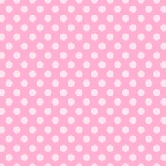 a pink background with white polka dots