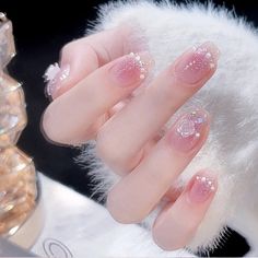 TBD0604513224A.jpg@26081fb4e40af0d5161465a74d3f9deb Nail Armor, Glitter Rosa, Design Butterfly, Manicure Gel, Nagel Tips, Nails Tips, Nail Type, Lines On Nails