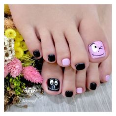 Paw Nails, Pretty Pedicures, Feet Nail Design, Pedicure Designs Toenails, Makeup Nails Designs