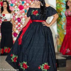 Cotton Fabric With Elastic In The Waist And Arms Traditional Mexican Dress Jalisco, Catrina Costume Dresses, Charro Outfits For Women, Mexican Dresses For Women, Mexican Dresses Traditional, Traditional Mexican Wedding Dress, Mexican Traditional Dress, Catrina Dress, Charro Outfit