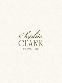 the logo for gothic clark photo co