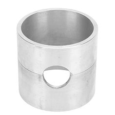 an aluminum cylinder with a hole in the middle