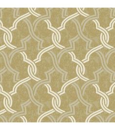 a beige and white wallpaper with an intricate design