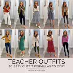 10 Fantastic Teacher Outfit Formulas - Merrick's Art September 2023 Style, Teacher Style Fall 2023, Late Summer Teacher Outfits, California Professional Outfits, Khaki Pants Outfit Teacher, Everyday Outfits Winter 2023, Updated Millennial Fashion, Business Casual Outfit Inspiration, Teacher Outfits 2023-2024