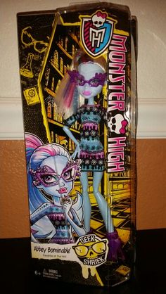 the monster high school doll is in its box