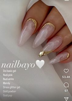 Honeymoon Nails Ideas Beach, Nail Design White, Current Nail Trends, Latest Nails, Oval Nails Designs, Ballet Nails, Pearl Nails