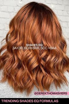 Glossy hair - the mane event! 🦁✨ We're celebrating the vibrant world of @redken5thave Shades EQ with these mesmerizing looks! Shop Now! Toner Formulas, Cowboy Copper Hair, Hair Formulas, Hair Formula, Cowboy Copper, Undercut Long Hair, Redken Hair Color, Redken Hair Products, Redken Shades