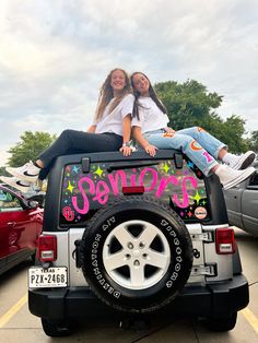 2025 Senior Car Paint, Senior Car Marker Ideas, Senior Sunrise Car Decor, Senior Car Chalk Ideas