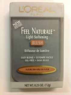 L'OREAL FEEL NATURALE LIGHT SOFTENING POWDER BLUSH FUTURE TAN NEW. NEW ,NEVER USED AND NEVER TESTED. FUTURE TAN  . FULL SIZE (SIZE 0.25 OZ/7.2g) EASY BLEND//OIL FREE.(THE FINER THE POWDER,THE MORE NATURAL-LOOKING THE BLUSH.THAT'S THE SECRET OF LOREAL FEEL NATURALE POWDER BLUSH.) EXACT ITEM IN PHOTOS (PLEASE SEE PHOTOS). 100% SATISFACTION. PLEASE SEE MY OTHER ITEMS. THANK YOU. Powder Blush, L Oreal, New New, Oil Blend, Oil Free, Straight Hairstyles, The Secret, Beauty Makeup, Health And Beauty