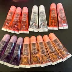 A Clear Lipgloss That Will Add Shine To Your Pout! Come In Delicious Flavors- Non Sticky That Smell Extremely Fruity And Perfect For Daily Use. Super Moisturizing! All 15 Lipglosses Will Be Sold As Wholesale. The Flavors Are Strawberry, Peach, Orange, Apple, Watermelon, Grape. These Are The Only Flavors And Amounts I Have Left. The Rest Sold Out Fast. This Is The Last Batch.No More Will Be Sold After These. They Are Sealed And In Brand New Condition. I Also Sale More Wholesale Makeup And Skincar Strawberry Lipgloss, Glossy Lip Balm, Clear Lipgloss, Orange Apple, Ulta Beauty Makeup, Lip Gloss Cosmetics, Best Lip Gloss, Wholesale Makeup, Sephora Skin Care