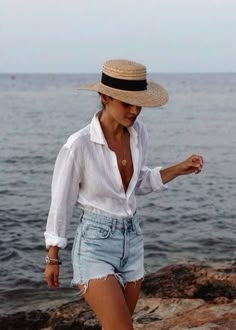 Tan Tank Dress Outfit, Beach Vacation Looks 2023, Chilly Spring Date Night Outfit, Casual Boating Outfit Summer, Tank With Button Up Shirt, East Hampton Outfits, Cropped Jeans Outfit Spring, Florida Outfits Summer