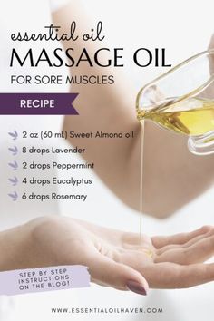 Massage Ideas, Oil Therapy, Body Massage Techniques