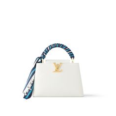 LOUIS VUITTON® - Capucines Bb - Snow Cute Lv Bags, Designer Mini Bags, White Luis Viton Bag, Louis Vuitton Capucines White, Louis Vuitton White Bag, Louis Vuitton Capucines Bb