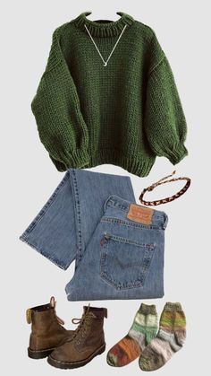 Zestaw Ikon, Outfit Inso, Earthy Outfits, Mode Inspiration, Retro Outfits, Outfits Casuales, Creative Play