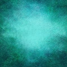 an abstract painting with green and blue colors