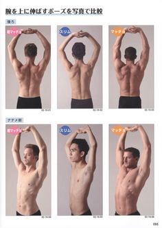 an image of a man doing exercises with his hands in different poses and postures