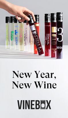 an advertisement for wine boxes with the words discovery, taste enjoy repeat and vinebox