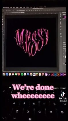 a computer screen with the words we're done wheeeeeeeee on it
