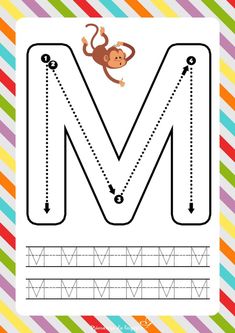 the letter m is for monkey