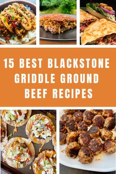 15 BEST blackstone griddle ground beef recipes Ground Beef Recipes On The Blackstone, Ground Beef Blackstone, Ground Beef Blackstone Recipes, Healthy Blackstone Recipes, Healthy Blackstone, Blackstone Bbq