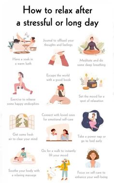 How To Relax, Decompress After Work, Ways To Decompress, Self Care Day Ideas, Ways To Destress, Stressful Day, Vie Motivation, Ways To Relax