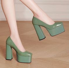 Women Shoes 2022, Shoes 2022, Square Toe Shoes, Funky Shoes, Heels Platform, Fancy Shoes