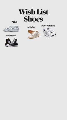 New Balance, Nike Shoes, Converse, Nike