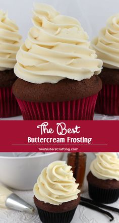 the best buttercream frosting for chocolate cupcakes