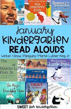 the cover of january's kingaron read alouds is shown in blue