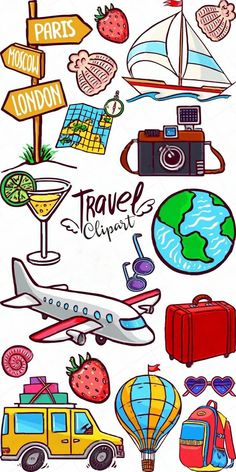 an image of travel clipart