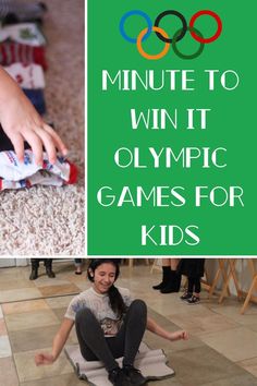 Church Olympic Games, Kids Olympic Games Activities, Diy Olympics Decorations, Minute To Win It Sports Games, School Olympics Games, Olympic Themed Party Games, Olympic Themed Games For Kids, Winter Games Birthday Party, At Home Olympic Games For Adults