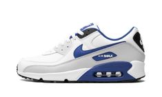 Nike Air Max 90 Leather, Royal Shoes, Nike Air Max 90 White, Air Max 90 Leather, Tinker Hatfield, Nike Running Shoes, Kids Converse, Stadium Goods