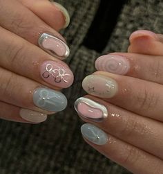 @_jam__nail Crabjoons White, Easy Nail Inspo Short, Shellac Nail Designs, Natural Nail Art, Casual Nails