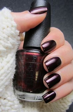 OPI Every Month is Oktoberfest Fall Nails Opi, Opi Nail Polish Colors, Unghie Sfumate, Colorful Nail Designs, Dark Nails, Fall Nail Colors, Make Up Nails, Opi Nails, Nails And Makeup