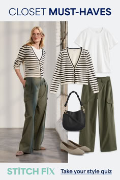 Want to refresh your everyday style? Stitch Fix has al the essentials you need like modern knit tips, woven shirts, pull-on pants, trousers, ballet flats and so much more. Elevate your wardrobe and schedule a Fix today Carrot Zucchini, Stitch Fix Women, Mom Clothes, Loft Fashion, Green Board, Nyc Outfits, Glad Rags, Over 50 Womens Fashion, Fashion Mistakes