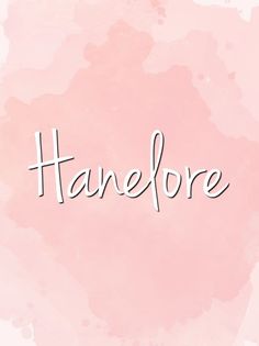 a pink watercolor background with the word manefore written in cursive font