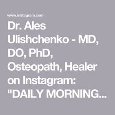 Dr. Ales Ulishchenko - MD, DO, PhD, Osteopath, Healer on Instagram: "DAILY MORNING ROUTINE😌

In the video I show  my favorite exercise that I always do myself:
✅ It perfectly awakens the face
✅ Making it fresh
✅ Improves skin tone and relaxes muscles. 

Don’t forget to share with your loved ones ❤️ And if you want me to publish more exercises leave reactions in the comments⬇️"