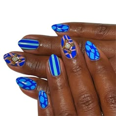 Pop Art Nails Brown, Tabitha Brown Nails, Tabitha Brown Colorful Nails, Tortus Shell Nail Designs, Coffin Tortoise Shell Nails, Red Carpet Nails, Tabitha Brown, Spirit Fingers